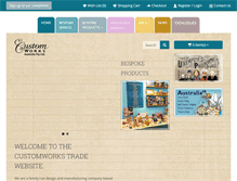 Tablet Screenshot of customworksaustralia.com